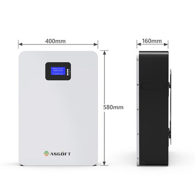 गुणवत्ता  10kwh 20kwh Lithium Lifepo4 Powerwall Solar Battery Inverter 51.2V 48V 100Ah 200Ah कारखाना