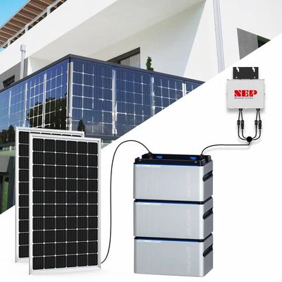 गुणवत्ता  Plug And Play Balcony Solar System With Battery Micro Inverter Balcony Battery कारखाना