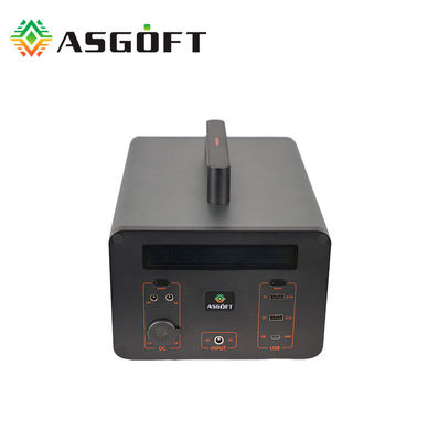 220V आउटडोर बैटरी पोर्टेबल पावर स्टेशन 1000w सौर जनरेटर 12V 5A