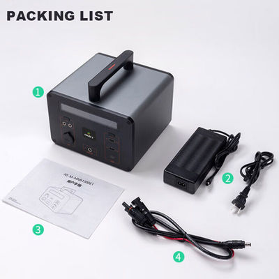 डीसी यूएसबी के साथ कस्टम टाइप सी पावर स्टेशन सोलर जेनरेटर 300w 144000mAh