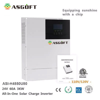 ऑफ ग्रिड MPPT सोलर इन्वर्टर 220V ODM पर 3Kw 4Kw 5Kw 6Kw सिंगल फेज