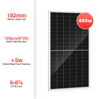 सौर बैटरी के साथ 300w 450w 460w मोनो PERC PV पैनल 12v