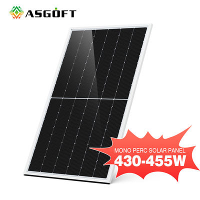 450W 550W 600W 700W मोनोक्रिस्टलाइन फोटोवोल्टिक सोलर हाफ सेल पैनल मॉड्यूल ASGOFT