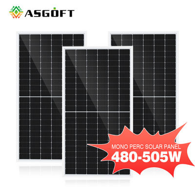 500W 182x182mm सौर फोटोवोल्टिक मोनोक्रिस्टलाइन पीवी पैनल सेल 132 पीसी