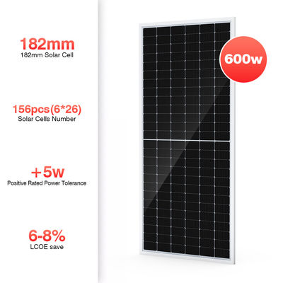 500W 550 वाट 600w पतली फिल्म फ्लैट मोनोक्रिस्टलाइन पीवी पैनल मॉड्यूल रूफ माउंटिंग