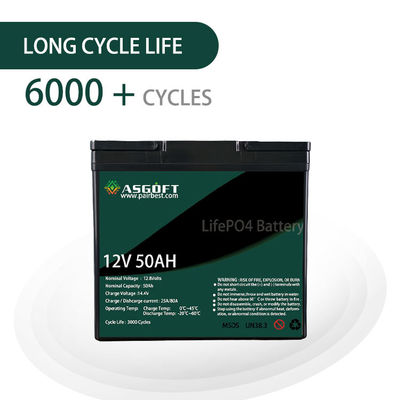 CETL Lifepo4 50ah 12V लिथियम बैटरी पैक इलेक्ट्रिक वाहन 8kg के लिए रिचार्जेबल
