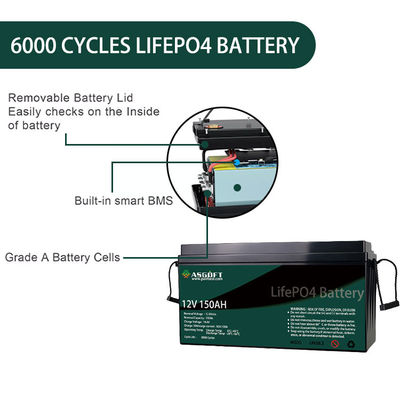 डीप साइकिल रिचार्जेबल LFP 24v 12V लिथियम बैटरी पैक 300ah 200ah 150ah 50ah 100ah