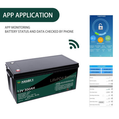 ASGOFT 12V लिथियम बैटरी पैक 300ah 12 वोल्ट Lifepo4 लिथियम आयन