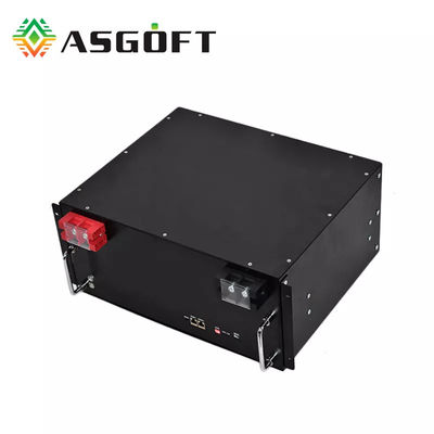 सौर भंडारण के लिए रिचार्जेबल 6000 साइकिल लिथियम 200Ah 48v Lifepo4 बैटरी पैक