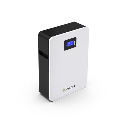 एलसीडी डिस्प्ले के साथ 48v 51V Lifepo4 बैटरी लिथियम 100Ah 5.12kwh 10kw बिल्ट-इन BMS पावरवॉल
