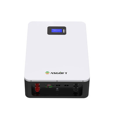 एलसीडी डिस्प्ले के साथ 48v 51V Lifepo4 बैटरी लिथियम 100Ah 5.12kwh 10kw बिल्ट-इन BMS पावरवॉल