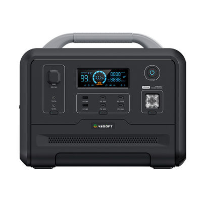 USB*4 PD*4 DC*2 आउटडोर पावर सप्लाई पोर्टेबल चार्जर के लिए 1200W 2000Wh 5V 12V चार्ज पावर स्टेशन पावर बैंक