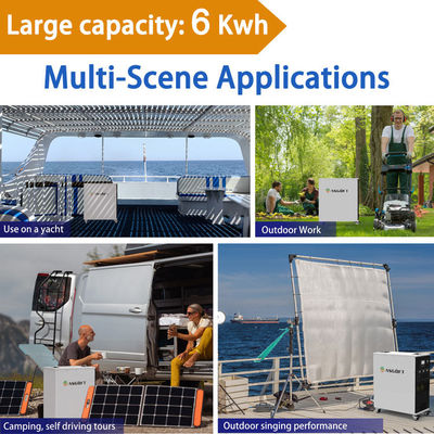 Asgoft 3kw 6kwh 25.6v 235ah होम या आउटडोर पोर्टेबल चार्जर ऑल इन वन सोलर जेनरेटर