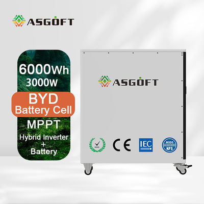 BESS पोर्टेबल 6Kwh lifepo4 बैटरी पैक 3KW इन्वर्टर आउटपुट मोबाइल जनरेशन