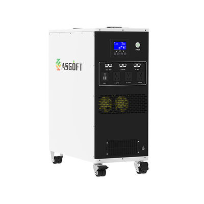 6kwh लिथियम आयन बैटरी ऑल इन वन पोर्टेबल पावर स्टेशन हाइब्रिड इन्वर्टर 3kw