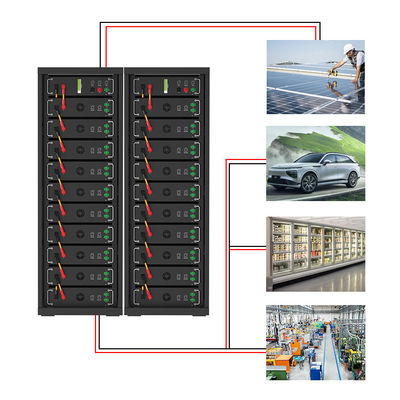 हाई वोल्टेज रैक स्टाइल लाइफपो4 बैटरी 15kwh 20kwh 30kwh 50kW 100kW औद्योगिक ऊर्जा प्रणाली