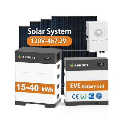 एसएस 153.6v लिथियम आयन बैटरी 100Ah 256V स्टैक ऑल इन वन सिस्टम हाई वोल्टेज हाइब्रिड ऊर्जा भंडारण बैटरी