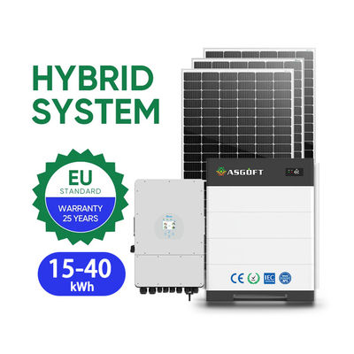 उच्च वोल्टेज 100Ah सौर जनरेटर 15kwh-40kw स्टैकेबल ऊर्जा भंडारण बैटरी 100Ah घरेलू लिथियम आयन बैटरी