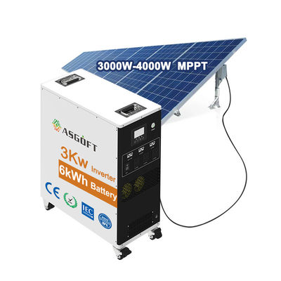 3000W सौर ऊर्जा संयंत्र जनरेटर 86kg 0C~55C चार्ज तापमान