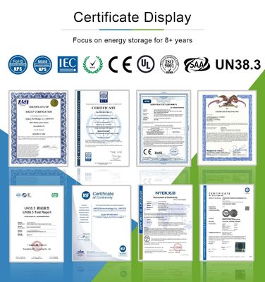 280Ah 15kwh 51.2V Lifepo4 लिथियम आयन बैटरी घरेलू औद्योगिक वाणिज्यिक उपयोग के लिए