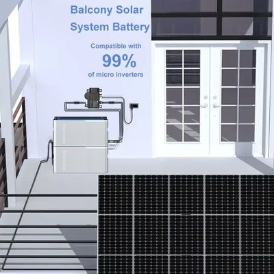 बालकनी बिजली स्टेशन 800W माइक्रो इन्वर्टर बालकनी सौर प्रणाली बैटरी 1000W