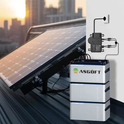 माइक्रो इन्वर्टर ऑन ग्रिड बालकनी सौर भंडारण प्रणाली सौर पैनल 800W Balkonkraftwerk