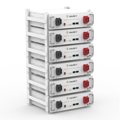 स्टैकेबल 51.2V LiFePO4 ऊर्जा भंडारण बैटरी 5KWH-30KWH UL प्रमाणन