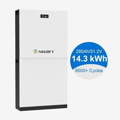 51.2V 300Ah 15kwh लिथियम आयन LiFePO4 बैटरी पैक ऊर्जा भंडारण सौर बैटरी