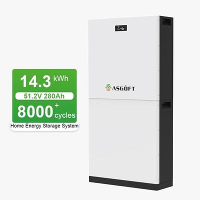 आसानी से इकट्ठा सौर ऊर्जा पैक DIY BMS 51.2V 280Ah 15Kwh स्टैकेबल बैटरी