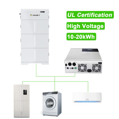 यूएसए होम हाइब्रिड 10kw 15kw 20kw हाई वोल्टेज Ess Byd 20 KWh लिथियम बैटरी