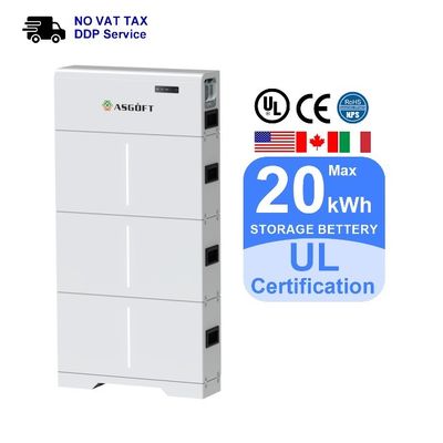 उच्च वोल्टेज LiFePO4 बैटरी पैक 20kwh ऊर्जा भंडारण लिथियम आयन बैटरी