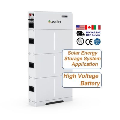 होम उच्च वोल्टेज ऊर्जा भंडारण 10kwh 15kwh 20kwh सौर जीवन पो4 लिथियम बैटरी