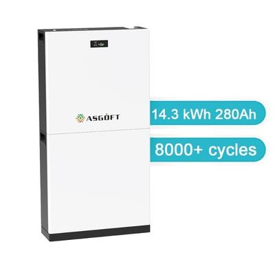 10 साल की वारंटी 8000+ चक्र 48V 15kWh पैक ऊर्जा भंडारण प्रणाली बैटरी