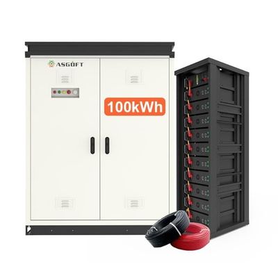 सौर ऊर्जा भंडारण घर उच्च वोल्टेज 50KWh 100KWh स्टैक LiFePO4 बैटरी