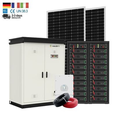 50kw 100KW खेत ऑफ ग्रिड पावर ऑन ग्रिड औद्योगिक ऊर्जा भंडारण प्रणाली बैटरी