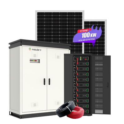 OEM/ODM औद्योगिक एवं वाणिज्यिक ऑन ग्रिड सौर ऊर्जा प्रणाली 100KW सौर बैटरी